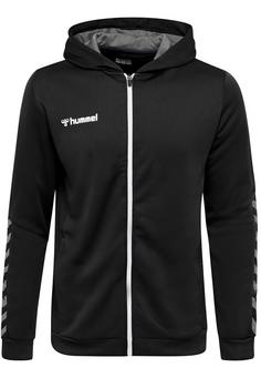 hummel hmlAUTHENTIC KIDS POLY ZIP HOODIE Hoodie Kinder BLACK/WHITE