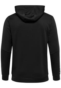 Rückansicht von hummel hmlAUTHENTIC KIDS POLY ZIP HOODIE Hoodie Kinder BLACK/WHITE