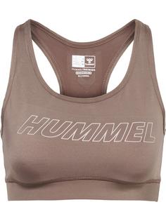 hummel hmlTE TOLA SPORTS BRA Funktionstop Damen DRIFTWOOD