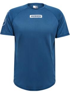 hummel hmlTE TOPAZ T-SHIRT Funktionsshirt Herren INSIGNIA BLUE