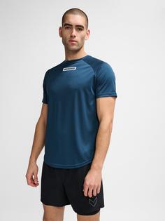 Rückansicht von hummel hmlTE TOPAZ T-SHIRT Funktionsshirt Herren INSIGNIA BLUE