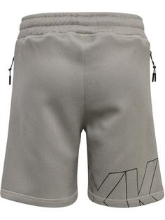 Rückansicht von hummel hmlCIMA XK SHORTS KIDS Funktionsshorts Kinder GREY MELANGE