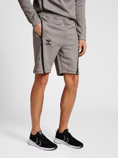 Rückansicht von hummel hmlCIMA XK SHORTS Funktionsshorts Herren GREY MELANGE