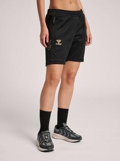 Rückansicht von hummel hmlCIMA XK SHORTS WOMAN Funktionsshorts Damen BLACK