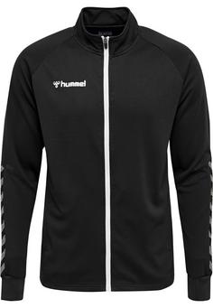 hummel hmlAUTHENTIC POLY ZIP JACKET Funktionssweatshirt Herren BLACK/WHITE