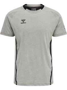 hummel hmlCIMA XK T-SHIRT S/S Funktionsshirt GREY MELANGE
