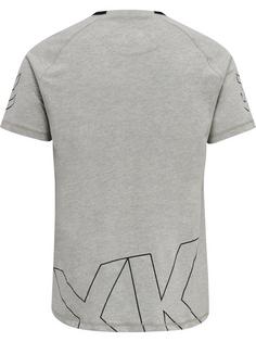 Rückansicht von hummel hmlCIMA XK T-SHIRT S/S Funktionsshirt GREY MELANGE