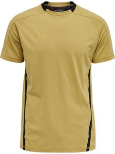 hummel hmlCIMA XK T-SHIRT S/S Funktionsshirt ANTIQUE GOLD
