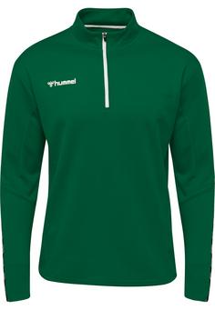 hummel hmlAUTHENTIC HALF ZIP SWEATSHIRT Funktionssweatshirt Herren EVERGREEN