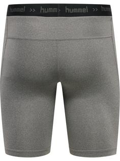 Rückansicht von hummel hmlGG12 TRAINING SHORT TIGHTS Tights Herren FORGED IRON