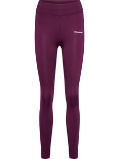 hummel hmlMT CHIPO MID WAIST TIGHTS Tights Damen GRAPE WINE