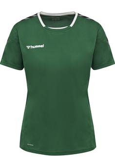 hummel hmlAUTHENTIC POLY JERSEY WOMAN S/S Funktionsshirt Damen EVERGREEN