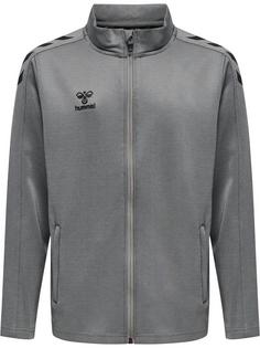 hummel hmlCORE XK POLY ZIP SWEAT KIDS Funktionssweatshirt Kinder GREY MELANGE