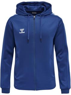 hummel hmlCORE XK POLY ZIP HOOD SWEAT Funktionssweatshirt Kinder TRUE BLUE