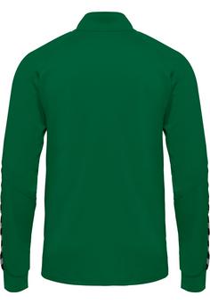 Rückansicht von hummel hmlAUTHENTIC POLY ZIP JACKET Funktionssweatshirt Herren EVERGREEN