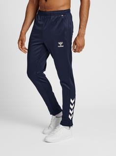 Rückansicht von hummel hmlCORE XK POLY PANTS Trainingshose MARINE