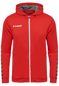hummel hmlAUTHENTIC KIDS POLY ZIP HOODIE Hoodie Kinder TRUE RED