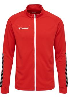 hummel hmlAUTHENTIC KIDS POLY ZIP JACKET Funktionssweatshirt Kinder TRUE RED