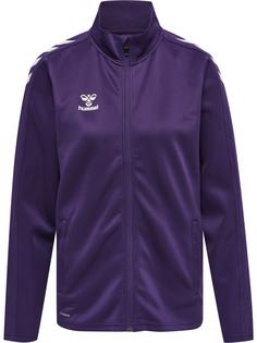 hummel hmlCORE XK POLY ZIP SWEAT WOMAN Funktionssweatshirt Damen ACAI/WHITE