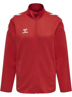 hummel hmlCORE XK POLY ZIP SWEAT WOMAN Funktionssweatshirt Damen TRUE RED