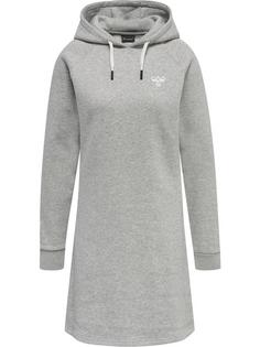 hummel hmlGG12 SWEAT DRESS WOMAN Tenniskleid Damen GREY MELANGE