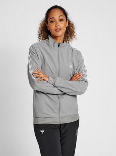 Rückansicht von hummel hmlGG12 TRACK JACKET WOMAN Funktionssweatshirt Damen ALLOY