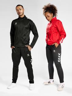 Rückansicht von hummel hmlCORE XK TRAINING POLY PANTS Trainingshose BLACK/BLACK