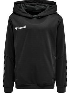 hummel hmlAUTHENTIC KIDS POLY HOODIE Hoodie Kinder BLACK/WHITE
