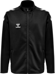 hummel hmlCORE XK POLY ZIP SWEAT KIDS Funktionssweatshirt Kinder BLACK/BLACK