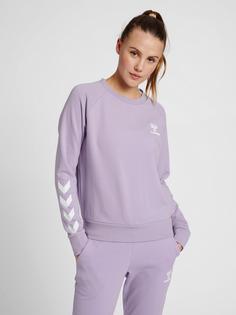Rückansicht von hummel hmlNONI 2.0 SWEATSHIRT Sweatshirt Damen HEIRLOOM LILAC