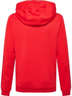 Rückansicht von hummel hmlAUTHENTIC KIDS POLY HOODIE Hoodie Kinder TRUE RED