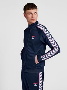 Rückansicht von hummel hmlIC LERBY POLY ZIP JACKET Sweatshirt PEACOAT