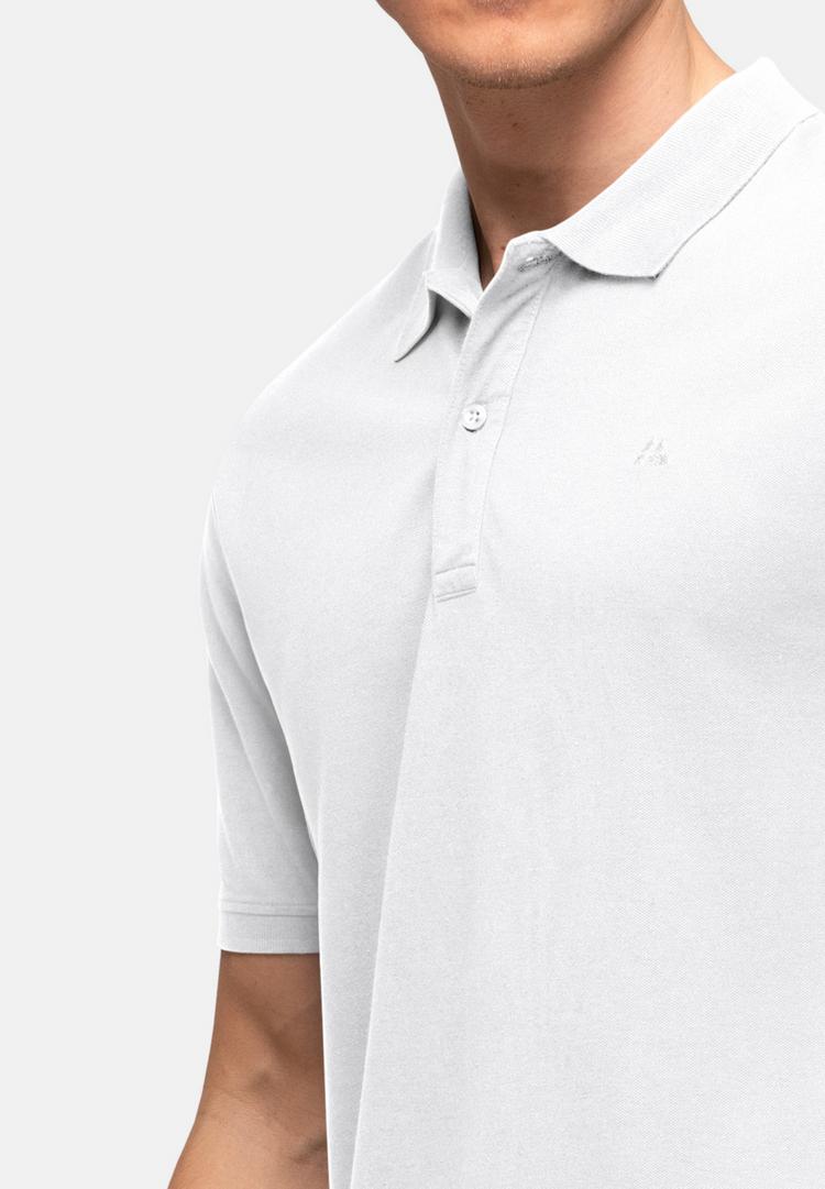 DANISH ENDURANCE DANISH ENDURANCE Classic Fit Poloshirt Herren - White/Navy - 0 | SportScheck