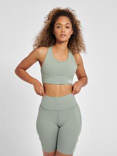Rückansicht von hummel hmlMT GRACE SPORTS BRA Funktionstop Damen LILY PAD