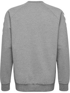 Rückansicht von hummel HMLGO KIDS COTTON SWEATSHIRT Funktionssweatshirt Kinder GREY MELANGE