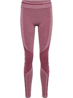 hummel hmlMT LULU SEAMLESS SCRUNCH TIGHTS Tights Damen CABERNET MELANGE