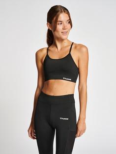 Rückansicht von hummel hmlMT CHIPO PADDED SPORTS BRA Funktionstop Damen BLACK