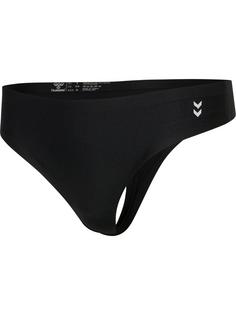 Rückansicht von hummel hmlMT BREEZE THONG 3-PACK Unterhemd Damen BLACK
