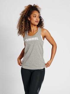Rückansicht von hummel hmlLEGACY WOMAN TANKTOP Funktionsshirt Damen GREY MELANGE