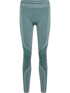 hummel hmlMT LULU SEAMLESS SCRUNCH TIGHTS Tights Damen NORTH ATLANTIC MELANGE