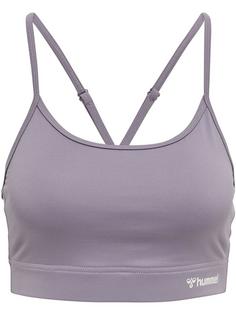 hummel hmlMT CHIPO PADDED SPORTS BRA Funktionstop Damen MINIMAL GRAY