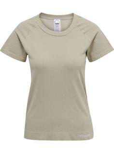 hummel hmlMT FLOW SEAMLESS T-SHIRT Funktionsshirt Damen CHATEAU GRAY