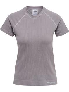 hummel hmlMT FLOW SEAMLESS T-SHIRT Funktionsshirt Damen MINIMAL GRAY