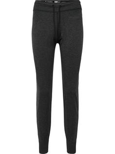 hummel hmlMT HANA SEAMLESS TAPERED PANTS Trainingshose Damen BLACK MELANGE