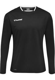 hummel hmlAUTHENTIC KIDS POLY JERSEY L/S Funktionsshirt Kinder BLACK/WHITE