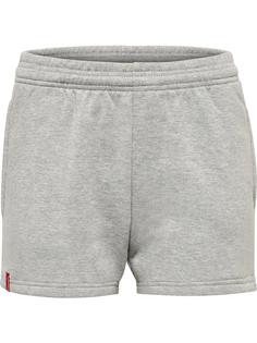 hummel hmlRED BASIC SWEAT SHORTS WOMAN Shorts Damen GREY MELANGE