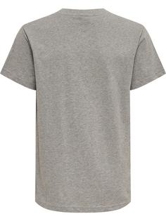 Rückansicht von hummel hmlRED BASIC T-SHIRT S/S KIDS Funktionsshirt Kinder GREY MELANGE
