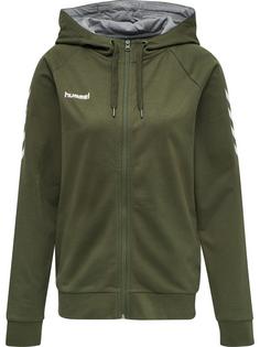 hummel HMLGO COTTON ZIP HOODIE WOMAN Hoodie Damen GRAPE LEAF