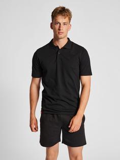 Rückansicht von hummel hmlRED CLASSIC POLO Funktionsshirt Herren BLACK