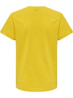 Rückansicht von hummel hmlRED BASIC T-SHIRT S/S KIDS Funktionsshirt Kinder EMPIRE YELLOW